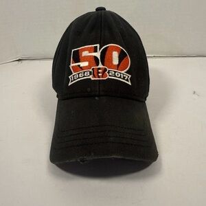 Cincinnati Bengals 50th Anniversary Black Baseball Cap one size fits all